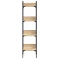 vidaXL Librería de 4 estantes madera roble Sonoma 35x30x138,5 cm vidaXL Librería de 4 estantes madera roble Sonoma 35x30x138,5 cm