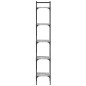 vidaXL Librería de 5 estantes madera gris Sonoma 35x30x174 cm vidaXL Librería de 5 estantes madera gris Sonoma 35x30x174 cm