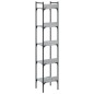 vidaXL Librería de 5 estantes madera gris Sonoma 35x30x174 cm vidaXL Librería de 5 estantes madera gris Sonoma 35x30x174 cm