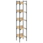 vidaXL Librería de 5 estantes madera roble Sonoma 35x30x174 cm vidaXL Librería de 5 estantes madera roble Sonoma 35x30x174 cm