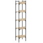 vidaXL Librería de 5 estantes madera roble Sonoma 35x30x174 cm vidaXL Librería de 5 estantes madera roble Sonoma 35x30x174 cm