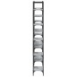 vidaXL Estantería de madera ingeniería gris Sonoma 155,5x24x166,5 cm vidaXL Estantería de madera ingeniería gris Sonoma 155,5x24x166,5 cm