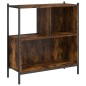 vidaXL Estantería madera de ingeniería roble ahumado 72x28x77,5 cm vidaXL Estantería madera de ingeniería roble ahumado 72x28x77,5 cm