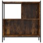 vidaXL Estantería madera de ingeniería roble ahumado 72x28x77,5 cm vidaXL Estantería madera de ingeniería roble ahumado 72x28x77,5 cm