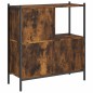 vidaXL Estantería madera de ingeniería roble ahumado 72x28x77,5 cm vidaXL Estantería madera de ingeniería roble ahumado 72x28x77,5 cm