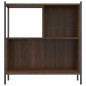 vidaXL Estantería madera de ingeniería marrón roble 72x28x77,5 cm vidaXL Estantería madera de ingeniería marrón roble 72x28x77,5 cm