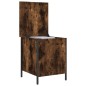 vidaXL Banco almacenaje madera ingeniería roble ahumado 40x42,5x50 cm vidaXL Banco almacenaje madera ingeniería roble ahumado 40x42,5x50 cm