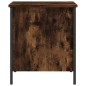 vidaXL Banco almacenaje madera ingeniería roble ahumado 40x42,5x50 cm vidaXL Banco almacenaje madera ingeniería roble ahumado 40x42,5x50 cm