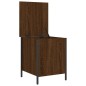 vidaXL Banco de almacenaje madera ingeniería roble marrón 40x42,5x50cm vidaXL Banco de almacenaje madera ingeniería roble marrón 40x42,5x50cm