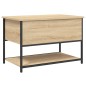 vidaXL Banco almacenaje madera ingeniería roble Sonoma 70x42,5x47 cm vidaXL Banco almacenaje madera ingeniería roble Sonoma 70x42,5x47 cm