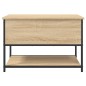vidaXL Banco almacenaje madera ingeniería roble Sonoma 70x42,5x47 cm vidaXL Banco almacenaje madera ingeniería roble Sonoma 70x42,5x47 cm