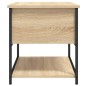 vidaXL Banco almacenaje madera ingeniería roble Sonoma 70x42,5x47 cm vidaXL Banco almacenaje madera ingeniería roble Sonoma 70x42,5x47 cm
