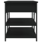 vidaXL Banco zapatero madera de ingeniería negro 100x42,5x50 cm vidaXL Banco zapatero madera de ingeniería negro 100x42,5x50 cm