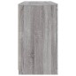 vidaXL Aparador con luces LED gris Sonoma 123x37x67 cm vidaXL Aparador con luces LED gris Sonoma 123x37x67 cm