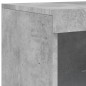 vidaXL Aparador con luz LED 3 pzas madera de ingeniería gris hormigón vidaXL Aparador con luz LED 3 pzas madera de ingeniería gris hormigón
