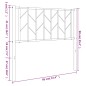 vidaXL Cabecero de metal blanco 90 cm vidaXL Cabecero de metal blanco 90 cm
