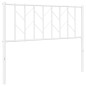vidaXL Cabecero de metal blanco 107 cm vidaXL Cabecero de metal blanco 107 cm