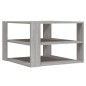 vidaXL Mesa de centro madera de ingeniería gris Sonoma 59,5x59,5x40 cm