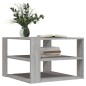 vidaXL Mesa de centro madera de ingeniería gris Sonoma 59,5x59,5x40 cm