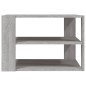 vidaXL Mesa de centro madera de ingeniería gris Sonoma 59,5x59,5x40 cm