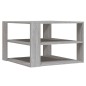 vidaXL Mesa de centro madera de ingeniería gris Sonoma 59,5x59,5x40 cm