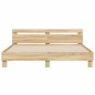 vidaXL Estructura de cama cabecero y luces LED roble Sonoma 180x200 cm vidaXL Estructura de cama cabecero y luces LED roble Sonoma 180x200 cm