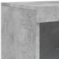 vidaXL Aparador con luz LED 3 pzas madera de ingeniería gris hormigón vidaXL Aparador con luz LED 3 pzas madera de ingeniería gris hormigón