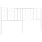 vidaXL Cabecero de metal blanco 160 cm vidaXL Cabecero de metal blanco 160 cm