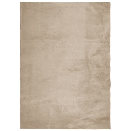 vidaXL Alfombra de pelo corto suave lavable HUARTE arena 200x280 cm