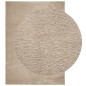vidaXL Alfombra de pelo corto suave lavable HUARTE arena 200x280 cm