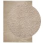 vidaXL Alfombra de pelo corto suave lavable HUARTE arena 120x170 cm vidaXL Alfombra de pelo corto suave lavable HUARTE arena 120x170 cm