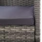 vidaXL Juego de comedor de jardín 5 piezas gris antracita vidaXL Juego de comedor de jardín 5 piezas gris antracita