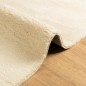 vidaXL Alfombra de pelo corto suave lavable HUARTE crema 200x280 cm vidaXL Alfombra de pelo corto suave lavable HUARTE crema 200x280 cm