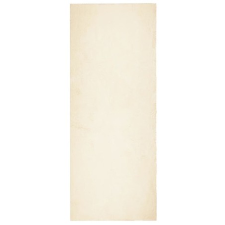vidaXL Alfombra de pelo corto suave lavable HUARTE crema 80x200 cm