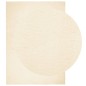 vidaXL Alfombra de pelo corto suave lavable HUARTE crema 160x230 cm
