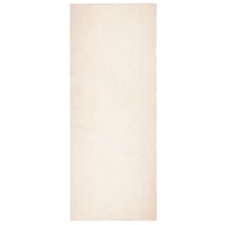 vidaXL Alfombra de pelo corto suave lavable HUARTE beige 80x200 cm