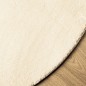 vidaXL Alfombra de pelo corto suave lavable HUARTE crema Ø 120 cm vidaXL Alfombra de pelo corto suave lavable HUARTE crema Ø 120 cm