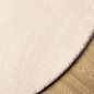 vidaXL Alfombra de pelo corto suave lavable HUARTE beige Ø 120 cm vidaXL Alfombra de pelo corto suave lavable HUARTE beige Ø 120 cm