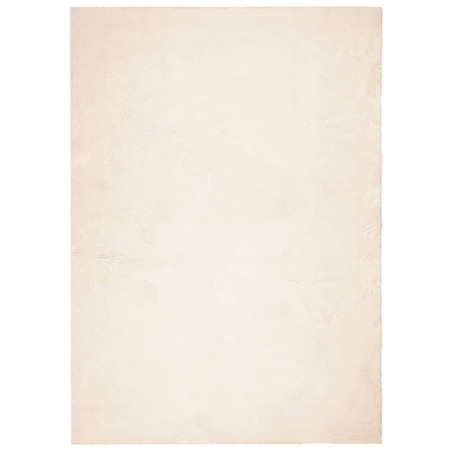 vidaXL Alfombra de pelo corto suave lavable HUARTE beige 140x200 cm