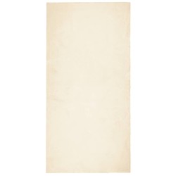 vidaXL Alfombra de pelo corto suave lavable HUARTE crema 100x200 cm