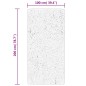 vidaXL Alfombra de pelo corto suave lavable HUARTE crema 100x200 cm vidaXL Alfombra de pelo corto suave lavable HUARTE crema 100x200 cm