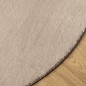 vidaXL Alfombra de pelo corto suave lavable HUARTE arena Ø 200 cm vidaXL Alfombra de pelo corto suave lavable HUARTE arena Ø 200 cm