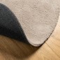 vidaXL Alfombra de pelo corto suave lavable HUARTE arena Ø 200 cm vidaXL Alfombra de pelo corto suave lavable HUARTE arena Ø 200 cm