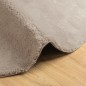 vidaXL Alfombra de pelo corto suave lavable HUARTE arena Ø 200 cm vidaXL Alfombra de pelo corto suave lavable HUARTE arena Ø 200 cm