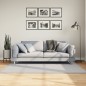 vidaXL Alfombra de pelo corto suave lavable HUARTE gris 120x170 cm