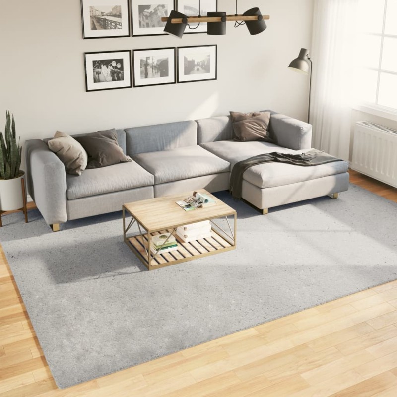 vidaXL Alfombra de pelo corto suave lavable HUARTE gris 240x340 cm vidaXL Alfombra de pelo corto suave lavable HUARTE gris 240x340 cm