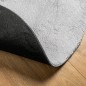 vidaXL Alfombra de pelo corto suave lavable HUARTE gris Ø 200 cm vidaXL Alfombra de pelo corto suave lavable HUARTE gris Ø 200 cm