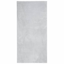 vidaXL Alfombra de pelo corto suave lavable HUARTE gris 100x200 cm