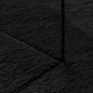 vidaXL Alfombra de pelo corto suave lavable HUARTE negro 100x200 cm vidaXL Alfombra de pelo corto suave lavable HUARTE negro 100x200 cm