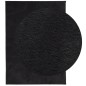 vidaXL Alfombra de pelo corto suave lavable HUARTE negro 200x280 cm vidaXL Alfombra de pelo corto suave lavable HUARTE negro 200x280 cm